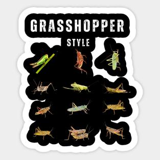 Grasshopper Style Sticker